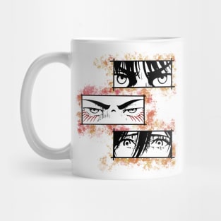 Attack on Titan Eren, Armin and Mikasa Mug